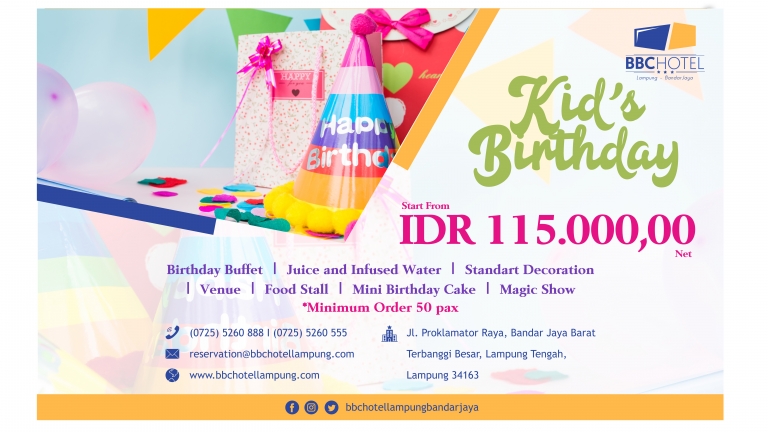 Kids Birthday Package